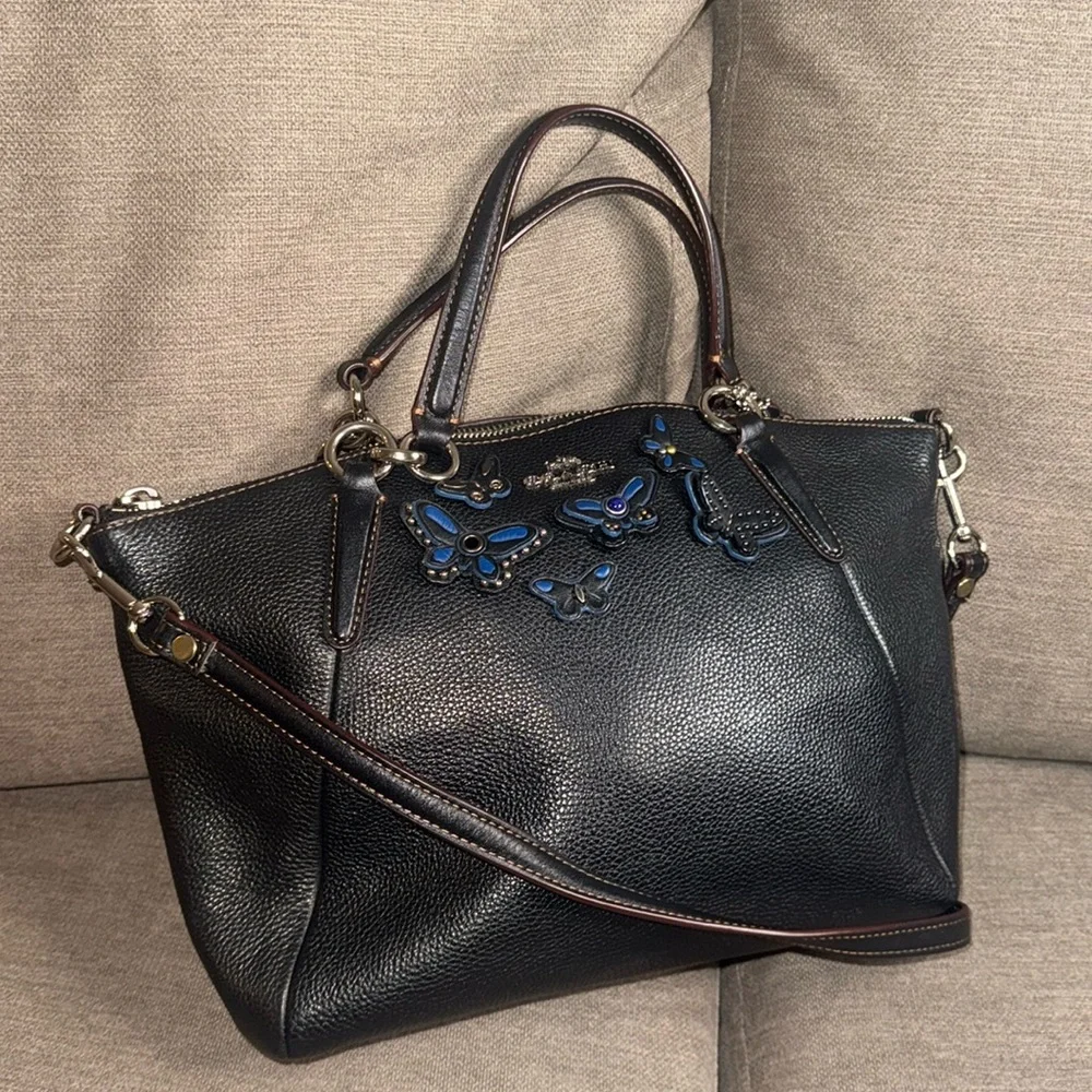 Coach Crafted Butterly Kelsey Satchel Bag - Picture 2 of 10
